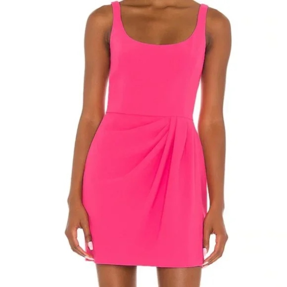 Amanda Uprichard Encore Dress in Cerise